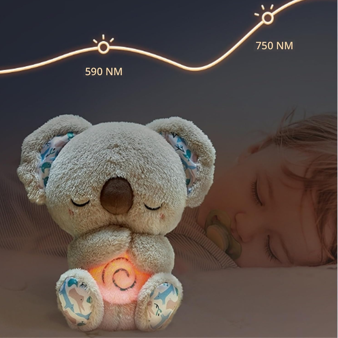 Peluche koala que respira