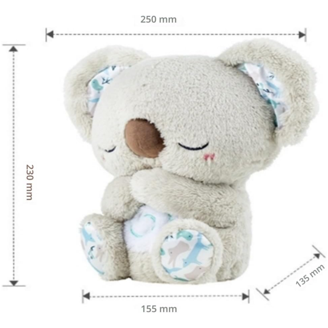 Peluche koala que respira